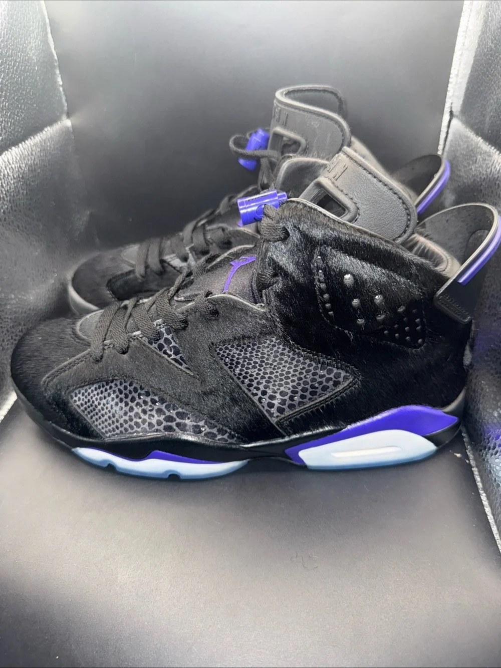 Size 8 - Social Status x Air Jordan 6 Retro Pony Hair, AR2257-005, Clean, W/Box